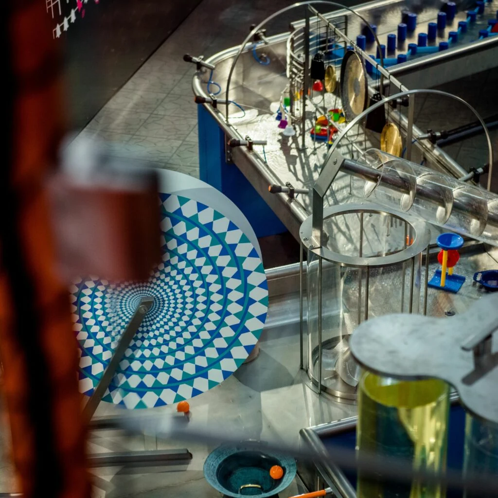 Postazioni interattive di un museo scientifico Pleiadi