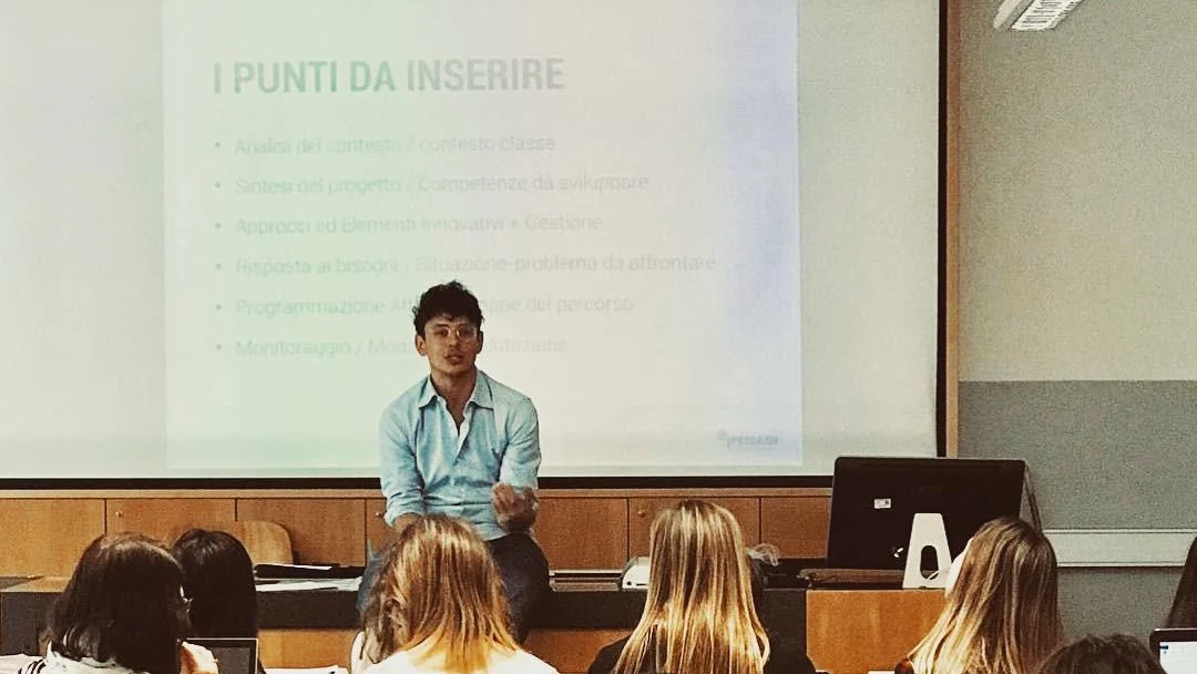 Lezione di Pleiadi in aula all'Università di Padova
