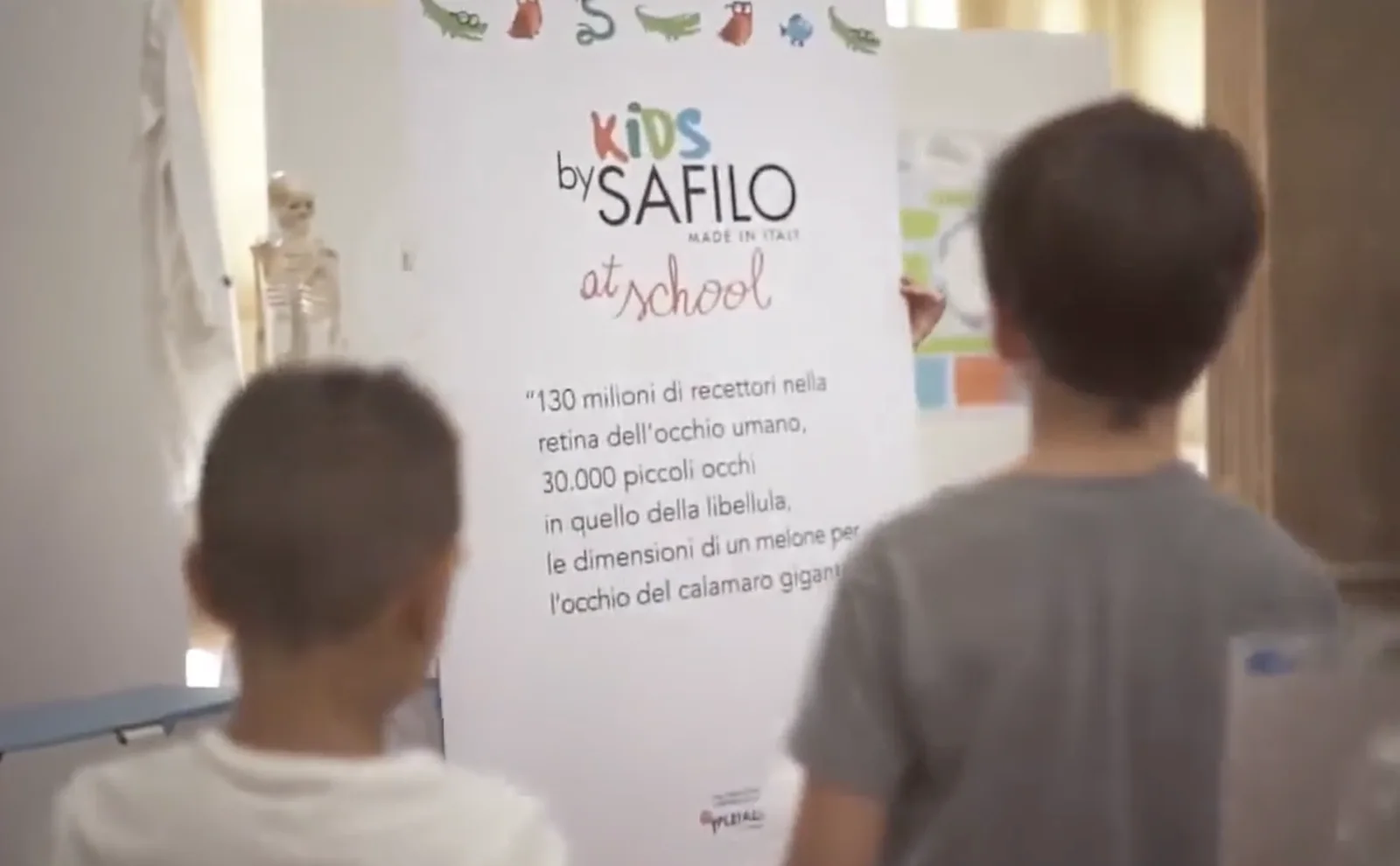 Kids by Safilo at school
